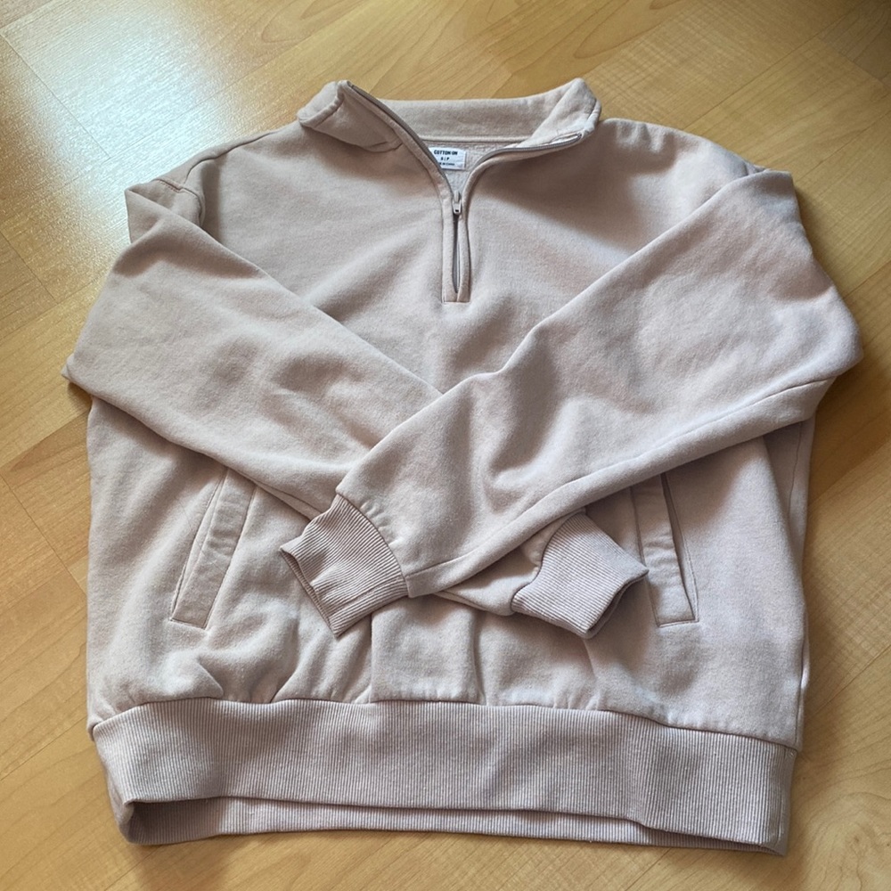 cotton on quarter zip up